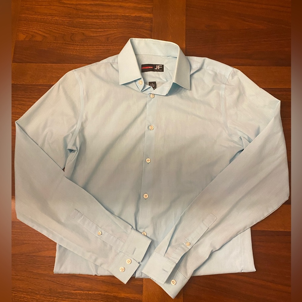 JF J. Ferrar Slim Fit Button Up Men’s Shirt